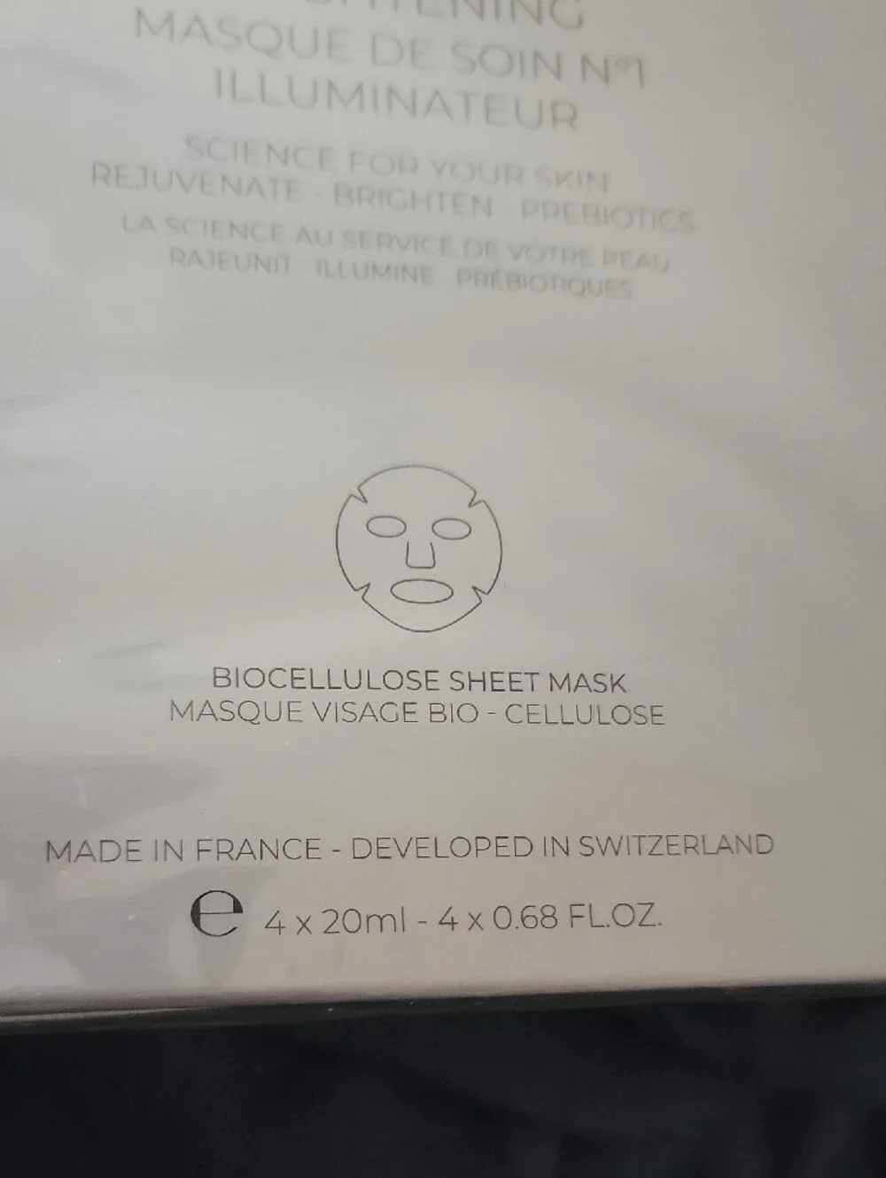NICMA TALIB Treatment Mask No.1 Brightening - 4 Pack Very Pricey!